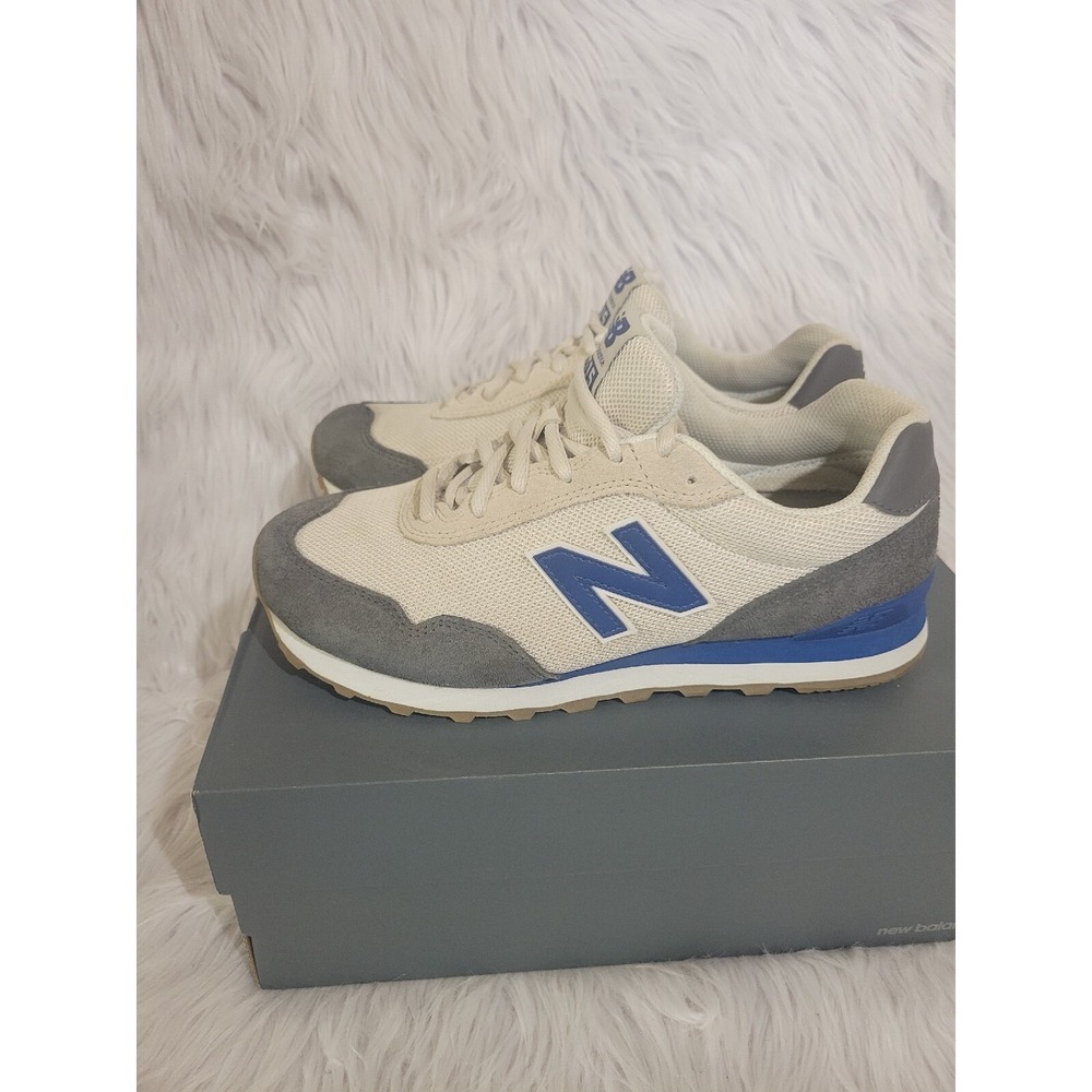 New Balance Size 7.5 4E Classic Traditionnels White, Gray, & Blue - Ml515SM3 - Picture 4 of 10